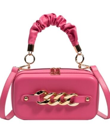 Askrykins Plush handle hand bag in Pink