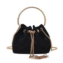 Ashrykins Luxury Design Diamonds Tassel Clutch Bag