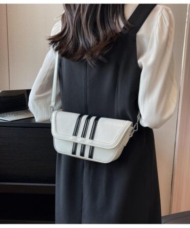 Ashrykins crossbody luxury bag in White