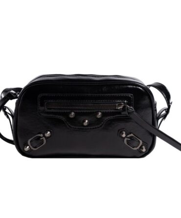 Askrykins Luxury Crossbody Shoulder Bag in Black