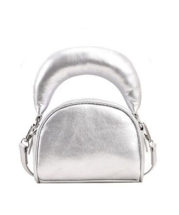 Askrykins Mini Top Handle bag in Silver