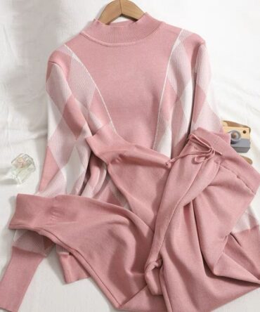 DiMaCheck Co-ord Set in Pastel Pink