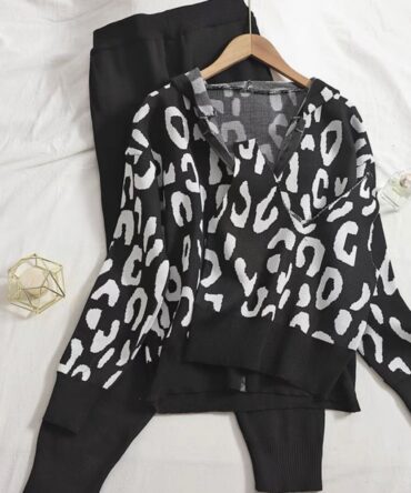 BiteChi 3 Piece Co-ord Set in Black and White