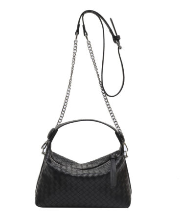 Askrykins Top handle With Chain strap bag in Black