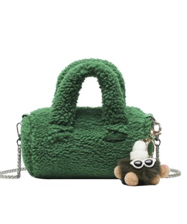 Askrykins Small faux fur bag in Green