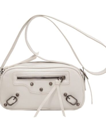 Askrykins Luxury Crossbody Shoulder Bag in White