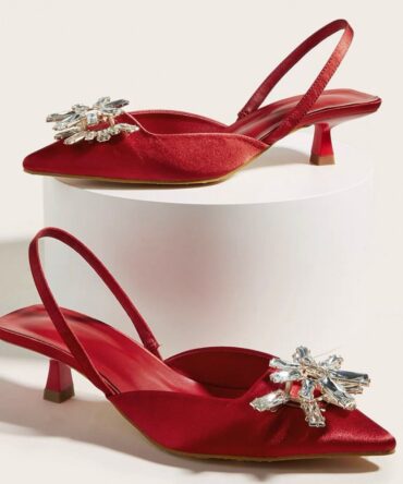 Ashrykins Wide Fit Iona slingback mid heeled shoes