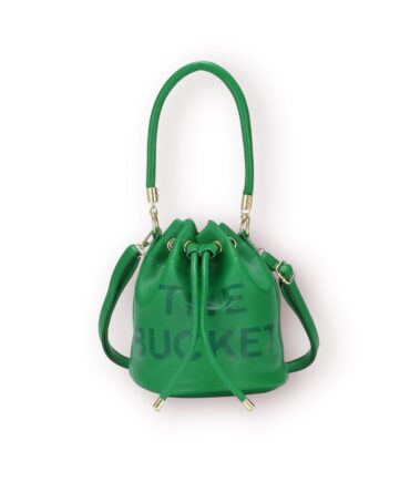 Ashrykins Bucket Bag Leather Bucket Bag in green
