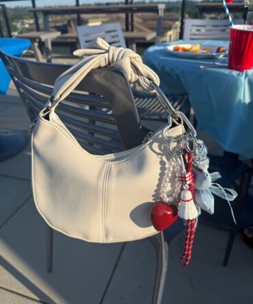 Askrykins Knot Handle Chain Mini Bag in khaki