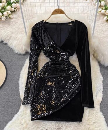 SlyB in Black & Sequins