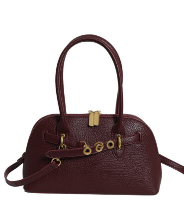 Ashrykins Regal Charm Handbag in burgundy