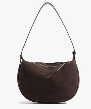 Ashrykins Luna Crescent Shoulder Bagin Brown