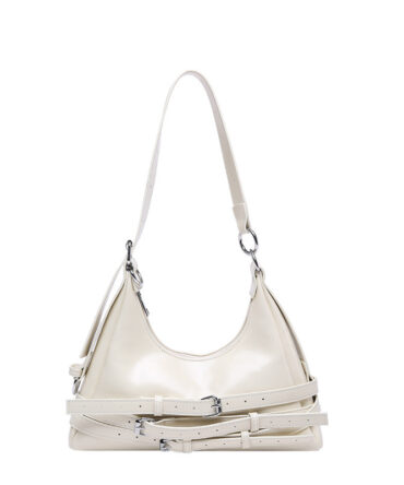 Ashrykins Alex Fashion Shoulder Bag in White