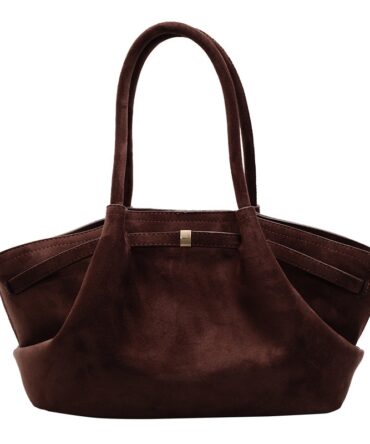 Ashrykins Vintage Fashion Freya Frosted Leather Shoulder Bag