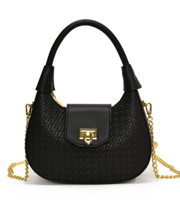 Askrykins Eleganza Luxe Charm Bag in Black