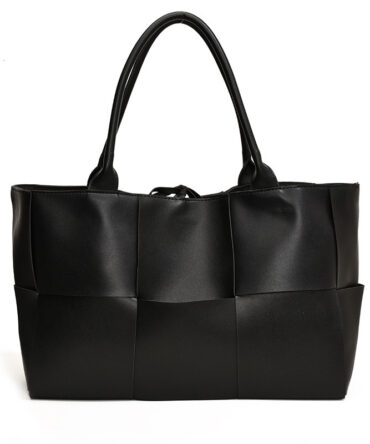 Askrykins Noir Weave Tote in Black