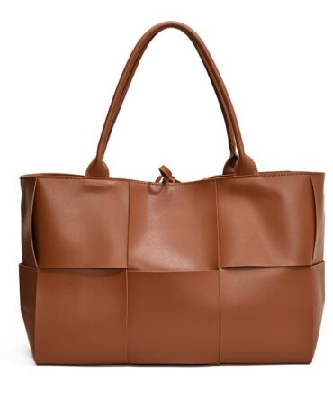 Askrykins Noir Weave Tote in Brown