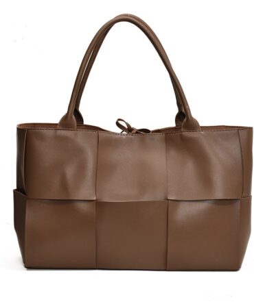 Askrykins Noir Weave Tote in Khaki