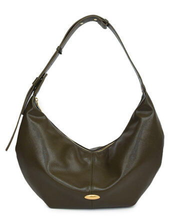 Ashrykins Elegant Luxe Hobo Bag in Olive Green