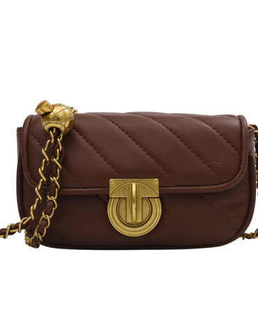 Ashrykins Midnight Royale Crossbody in Brown