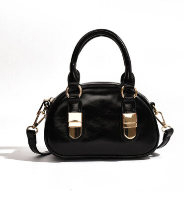 Ashrykins Luxe Mini Satchel in Black