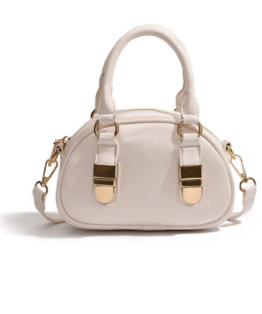 Ashrykins Luxe Mini Satchel in White