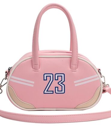 Ashrykins Graphic Metro Mode bag in Pink