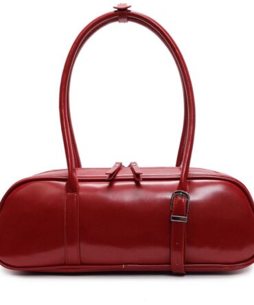 Glossy Charm Capsule Bag