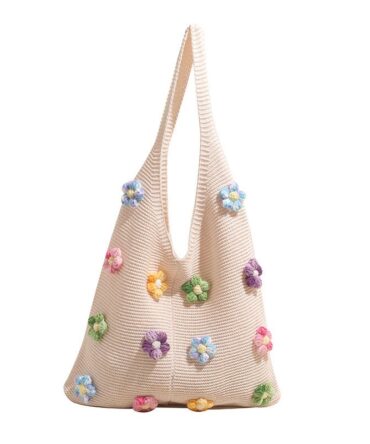 Crochet Garden Shoulder Bag
