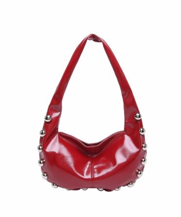 Red Stud veil bag