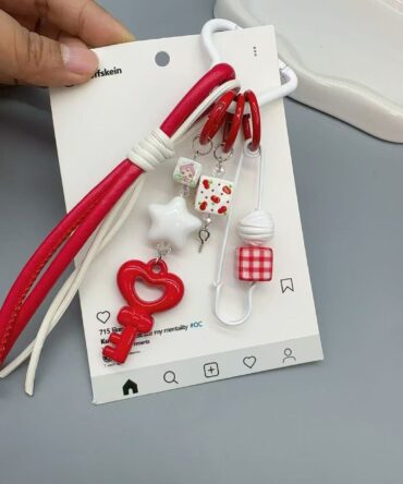 Cherry Chalet Ribbon Charm