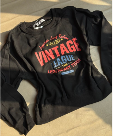 Vintage League Oversized Sweatshirt
