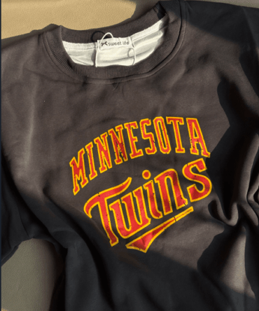 Minnesota Twins Oversized Varsity Sweatshirt
