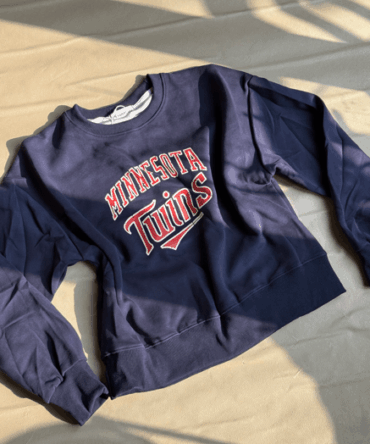 Minnesota Twins Oversized Varsity Sweatshirt