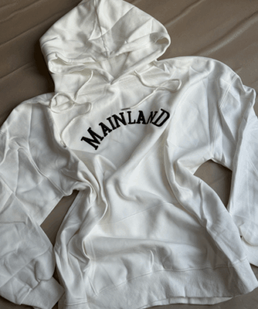 Mainland Hoodie Cloud White