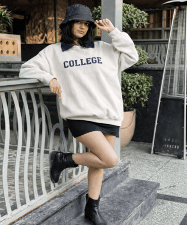 College Casual Sweatshirt