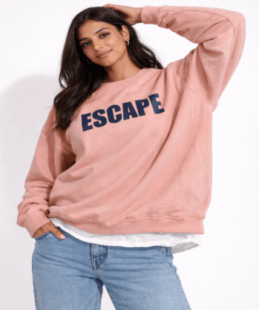 ESCAPE Pink Sweatshirt