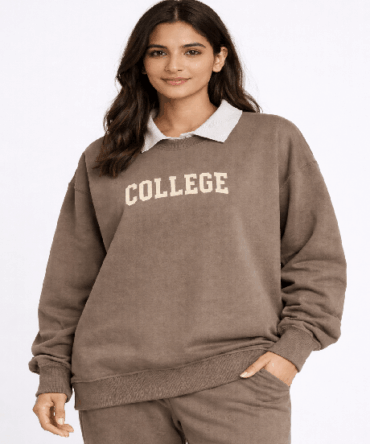 College Casual Sweatshirt